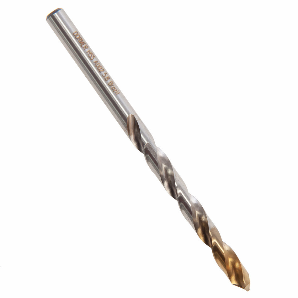 Dormer A002 HSS TiN Coated Tip Jobber Drill Bits 5.8mm (Box Of 10)