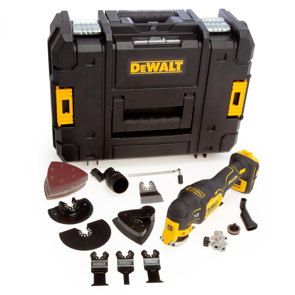 Dewalt DCS356NT 18V XR Brushless Oscillating Multi Tool with 35 Accessories (Body Only)