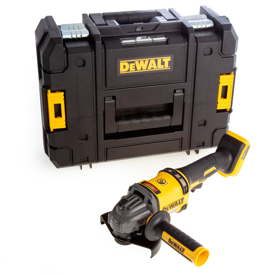 Dewalt DCG418NT XR 54V FlexVolt 5 inch/125mm Angle Grinder (Body Only) in TSTAK Box