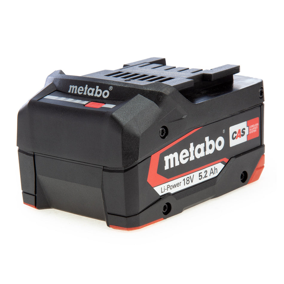 Metabo 625028000 18V Li-Power Battery Pack 5.2 Ah