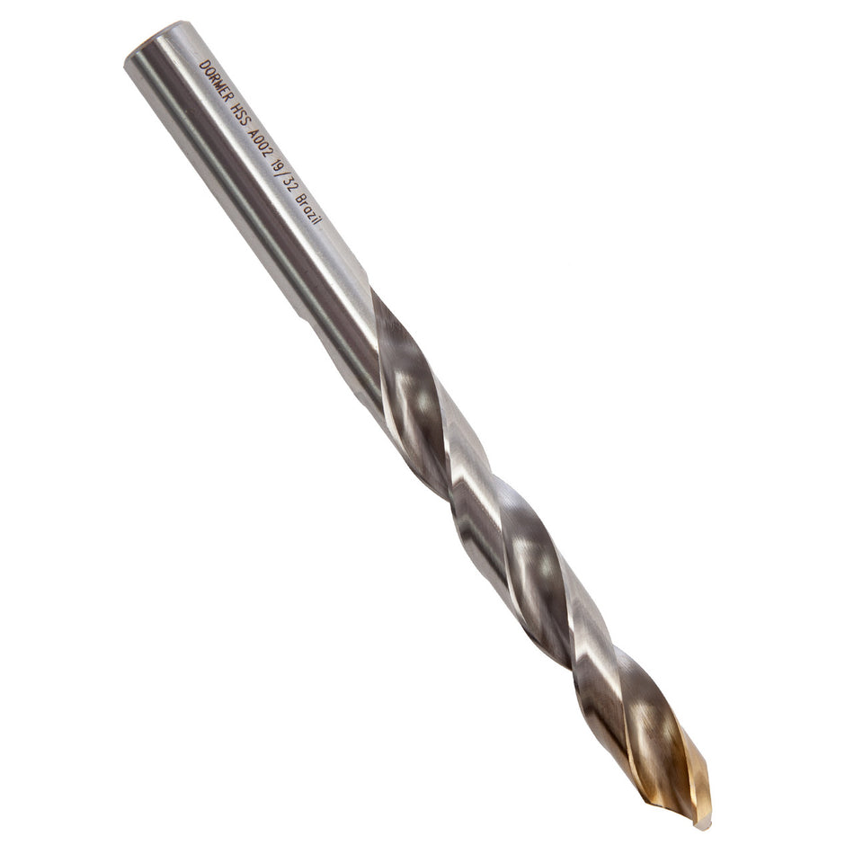 Dormer A002 HSS TiN Coated Tip Jobber Drill Bit 19/32in