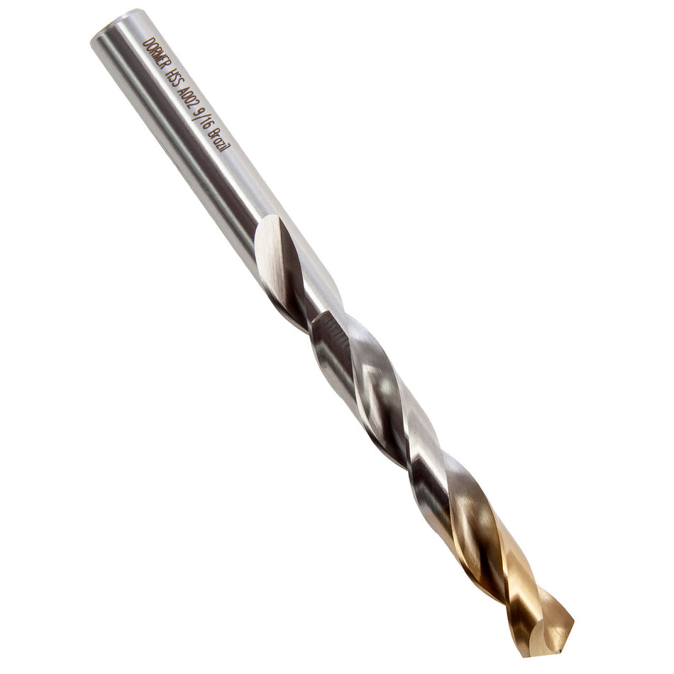 Dormer A002 HSS TiN Coated Tip Jobber Drill Bit 9/16in