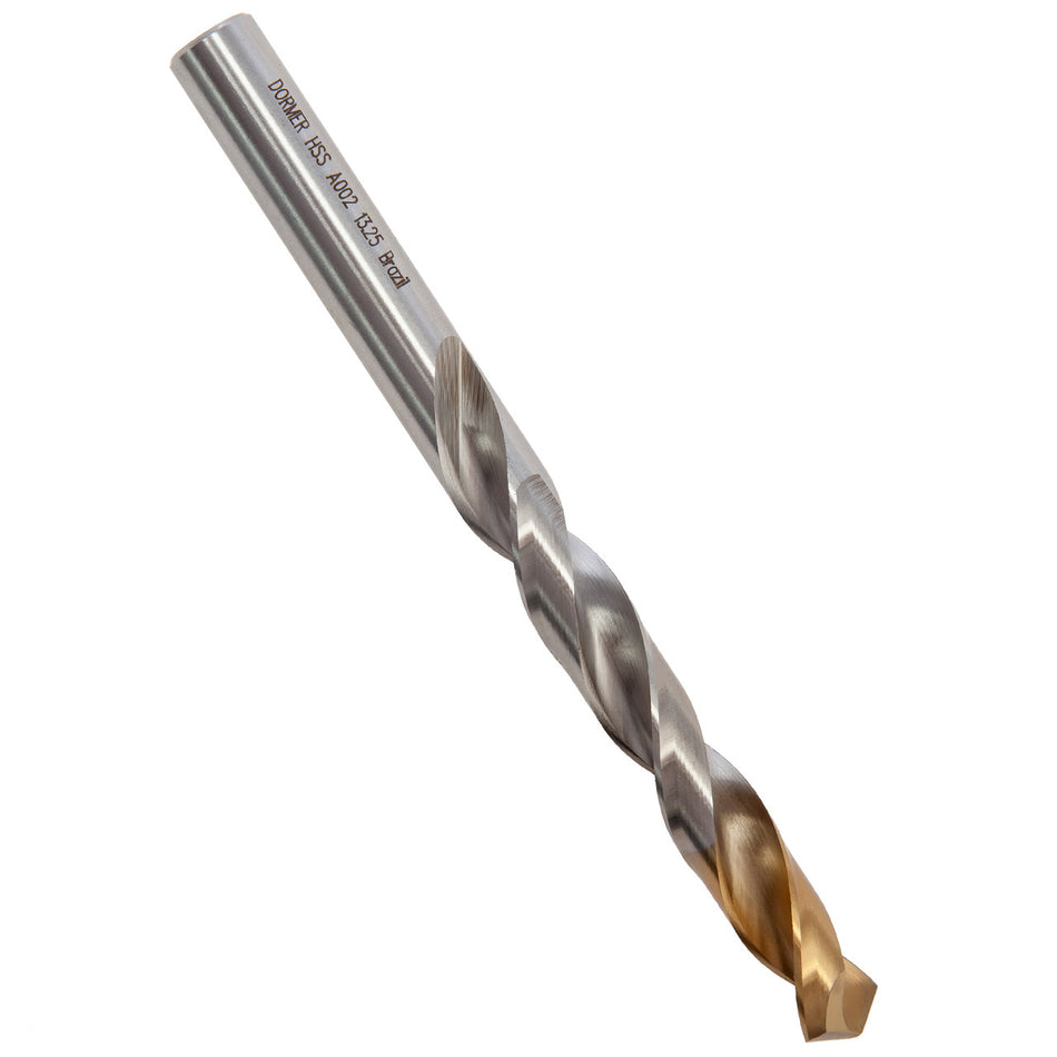 Dormer A002 HSS TiN Coated Tip Jobber Drill Bit 13.25mm