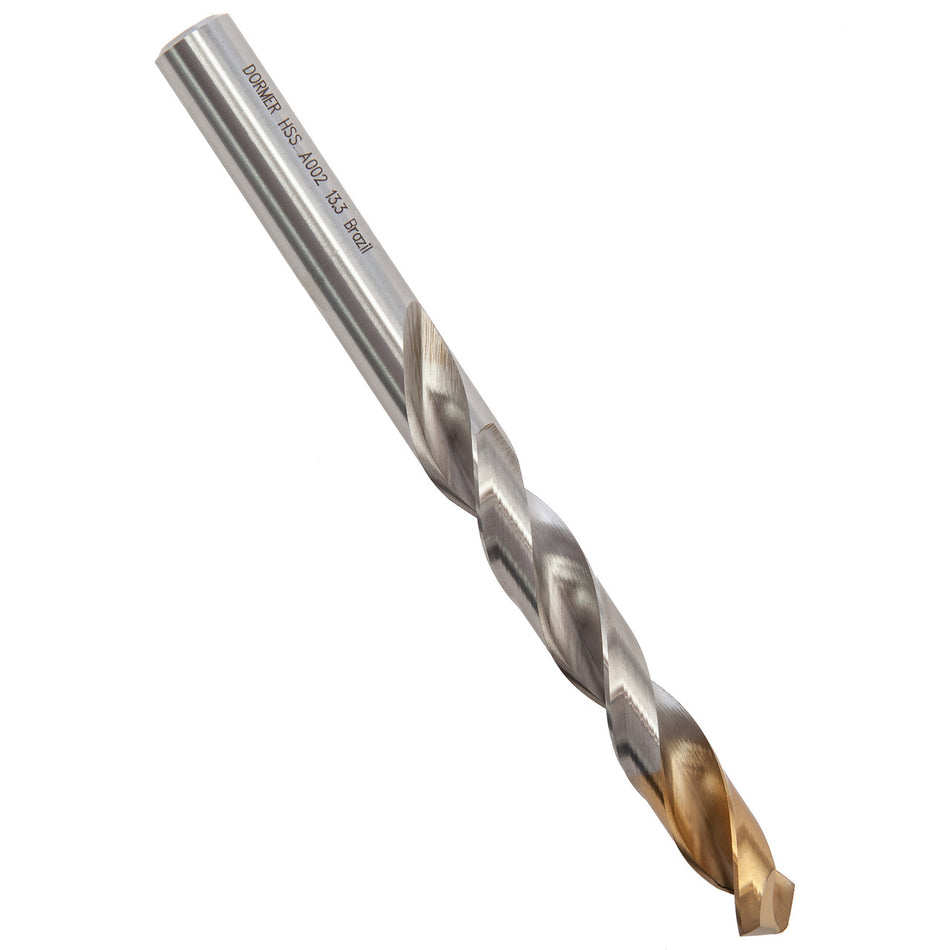 Dormer A002 HSS TiN Coated Tip Jobber Drill Bit 13.3mm