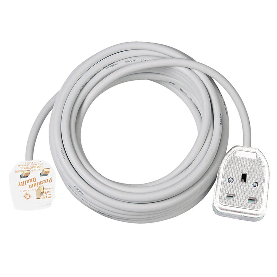 Brennenstuhl 1166573015 Extension Cable 5 Metres White 240V