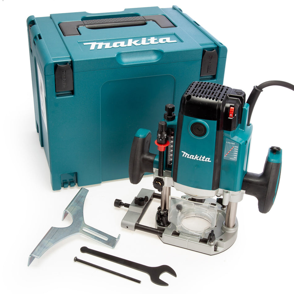 Makita RP2303FCJ 1/2in Plunge Router in Carry Case (110V)