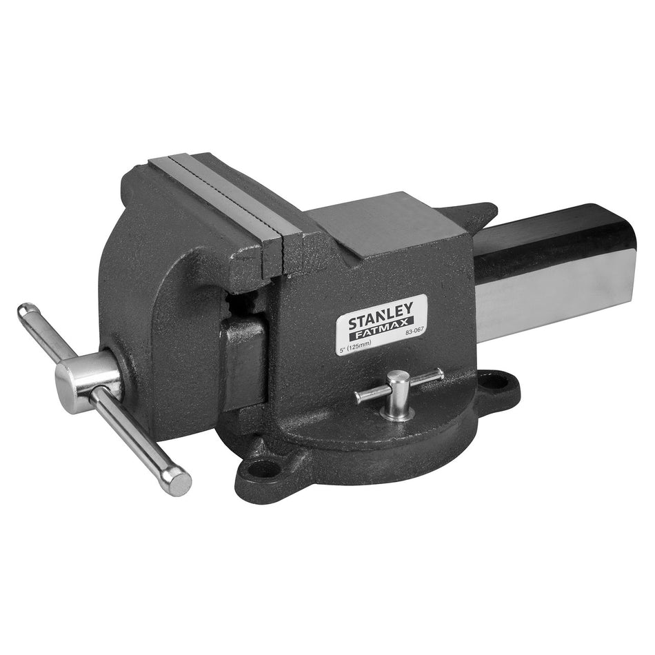 Stanley 1-83-067 MaxSteel Heavy Duty Engineers Bench Vice 5 Inch / 125mm