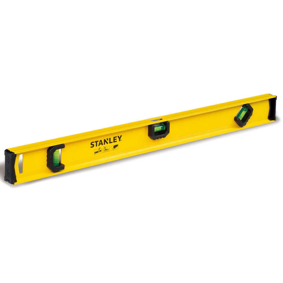 Stanley 600mm / 24" Basic I-Beam Level 3 Vials (0-42-074)