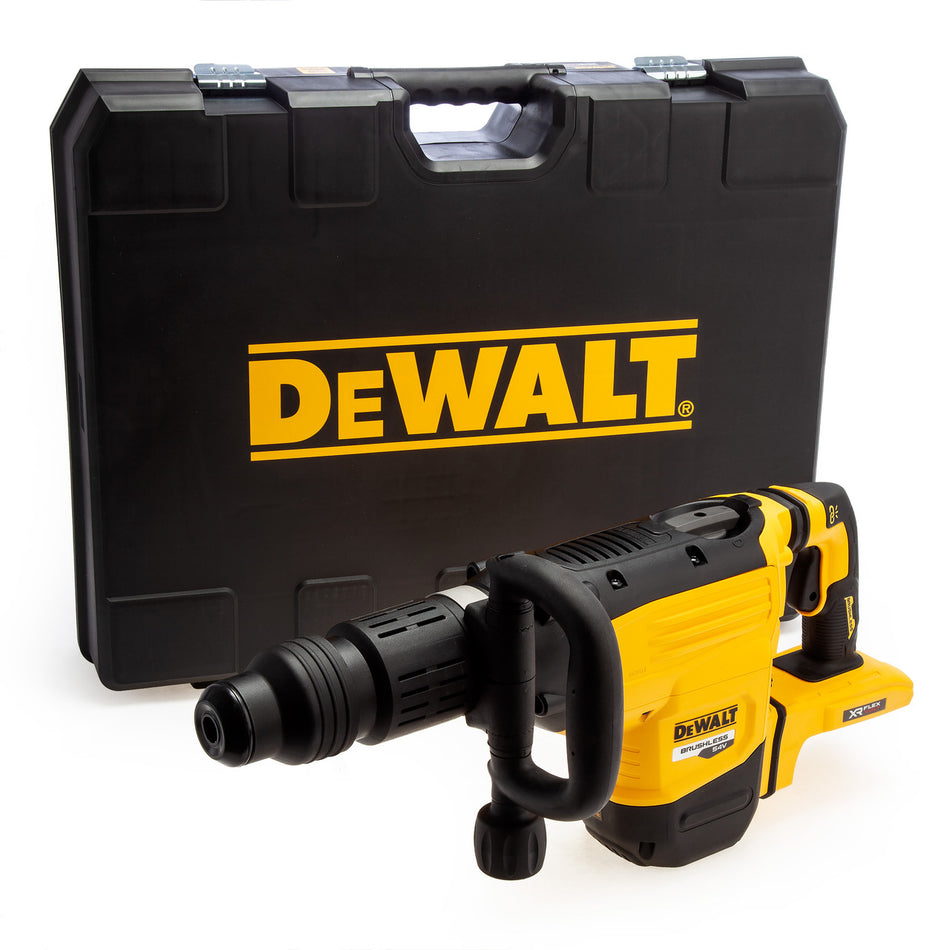 Dewalt DCH892N 54V XR FlexVolt Brushless SDS Max Chipping Hammer 10kg (Body Only) in Carry Case