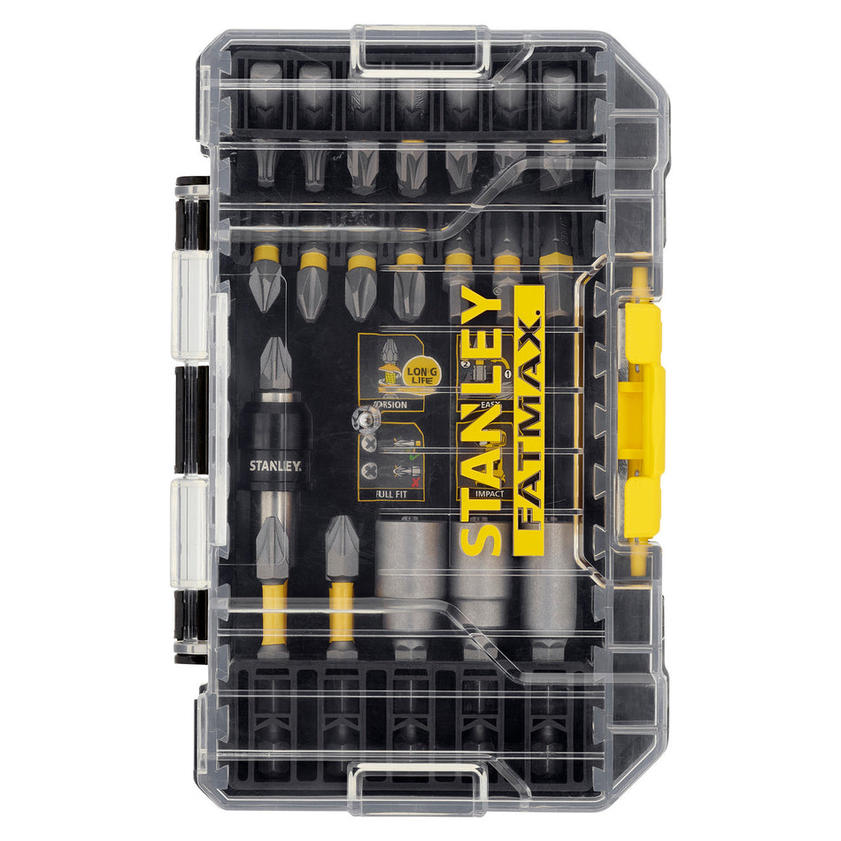 Stanley STA88557 FatMax Impact Torsion Bit Set in Multi-Stack Case (32 Piece)