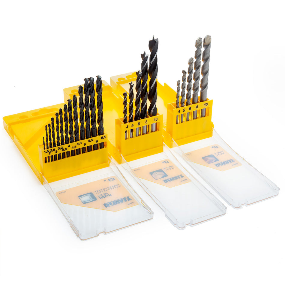 Dewalt DT71582 Drilling Set - 3 Packs in a Bag (23 Piece)