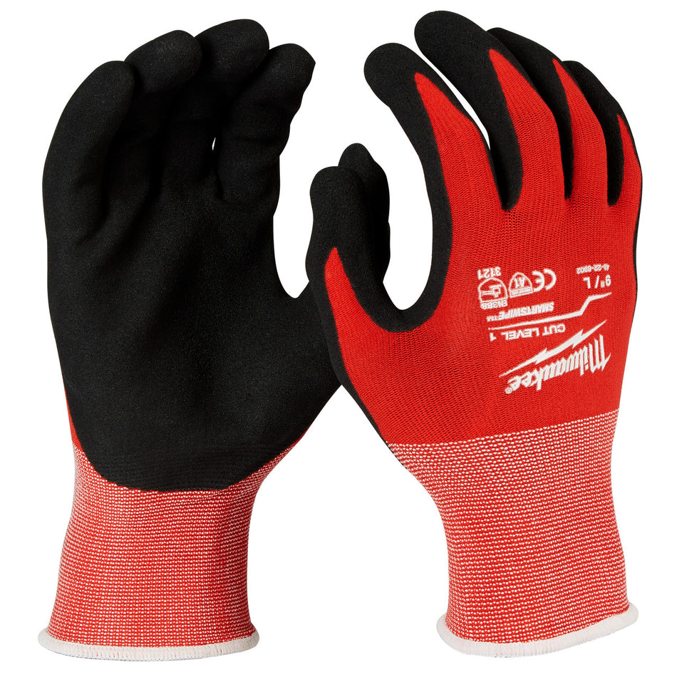 Milwaukee 4932471417 Cut A Smartswipe Gloves (Size 9, Large)