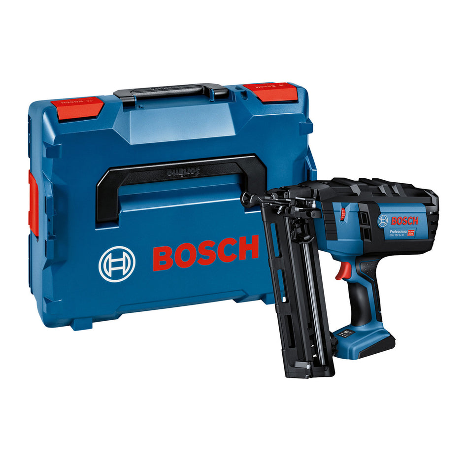 Bosch GNH 18V-64 M Brushless Wood Nailer (Body Only) in L-Boxx
