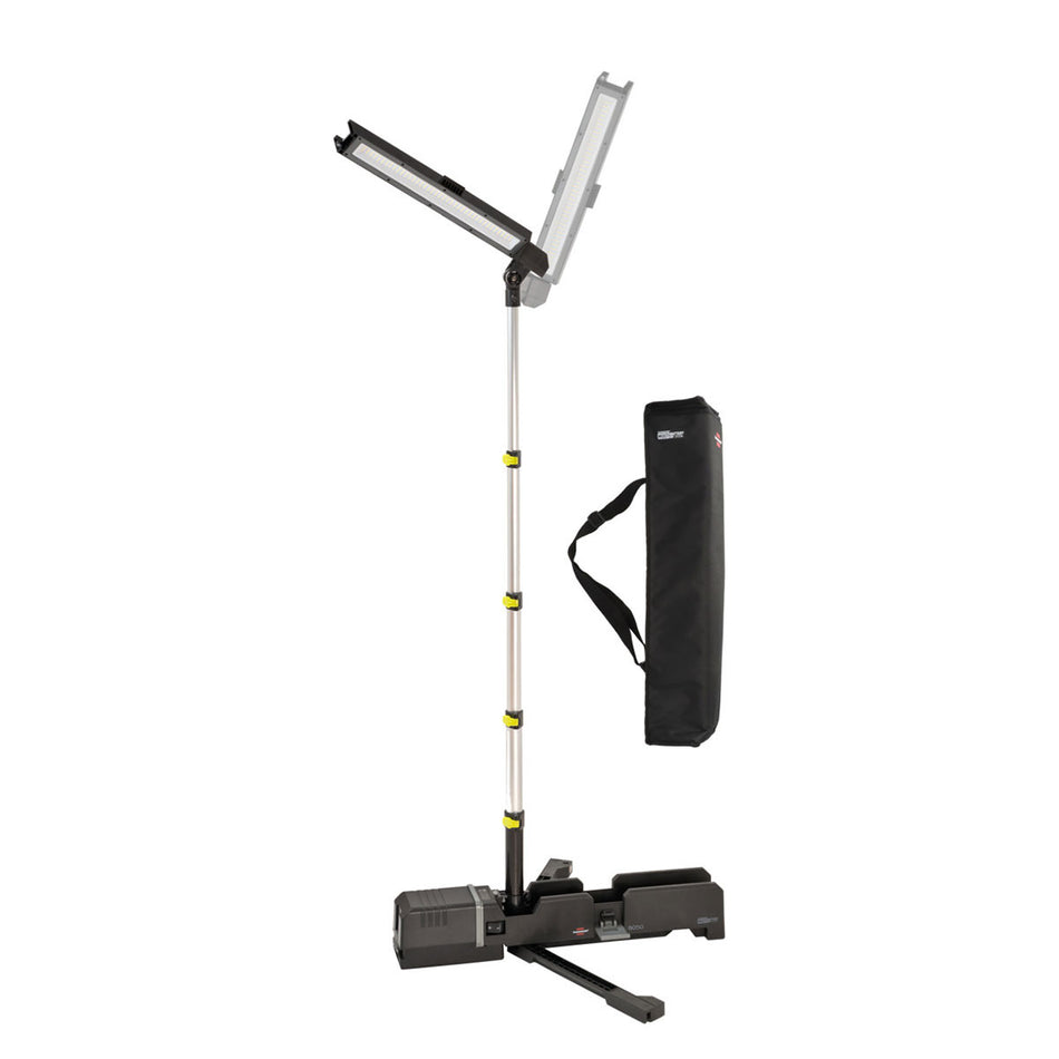 Brennenstuhl 1173700004 18V AMPShare Multi Battery LED Telescopic Work Light IP54, 7700lm