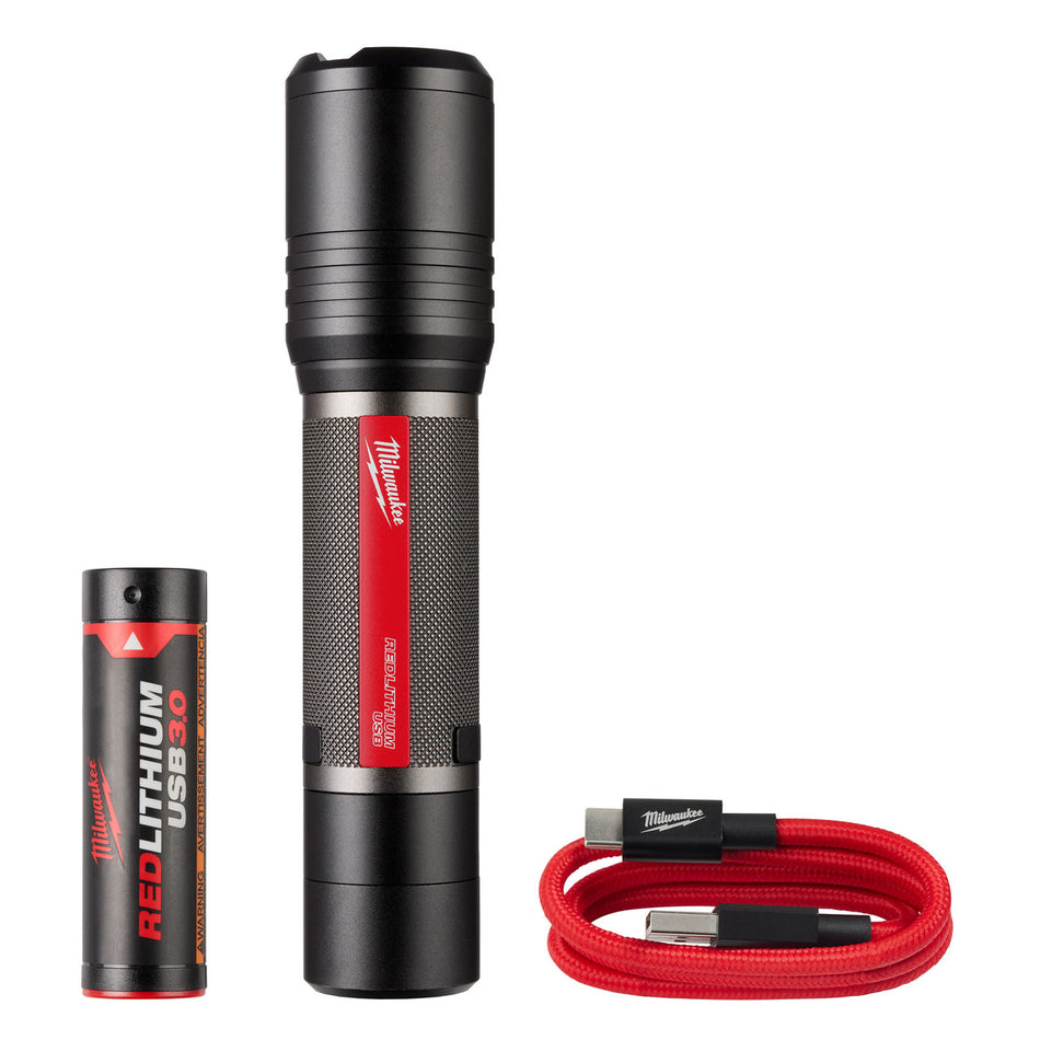 Milwaukee L4 FL2000-301 USB Rechargeable Torch 2000 Lumens