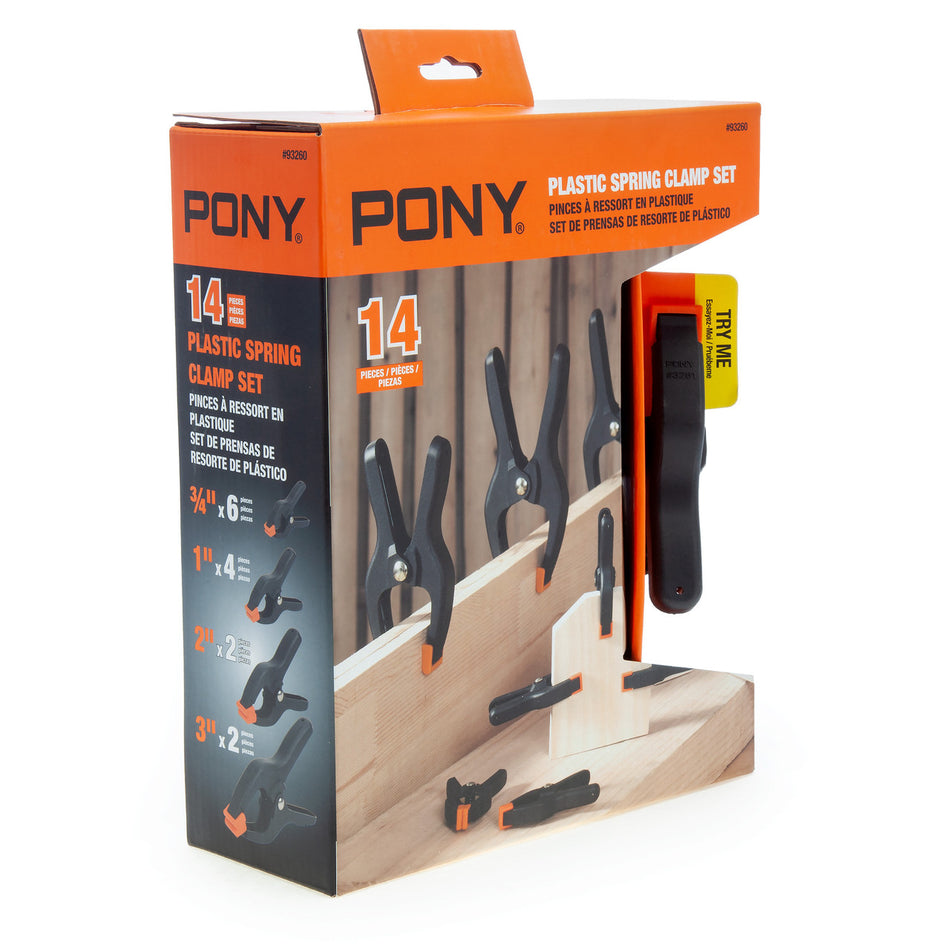 Pony Jorgensen 93260 Plastic Spring Clamp Set (14 Piece)