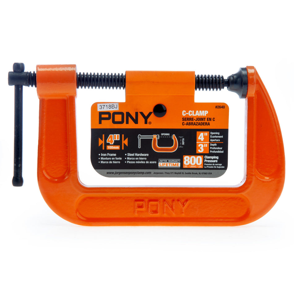 Pony Jorgensen 2640 Classic Hobby C-Clamp 4in