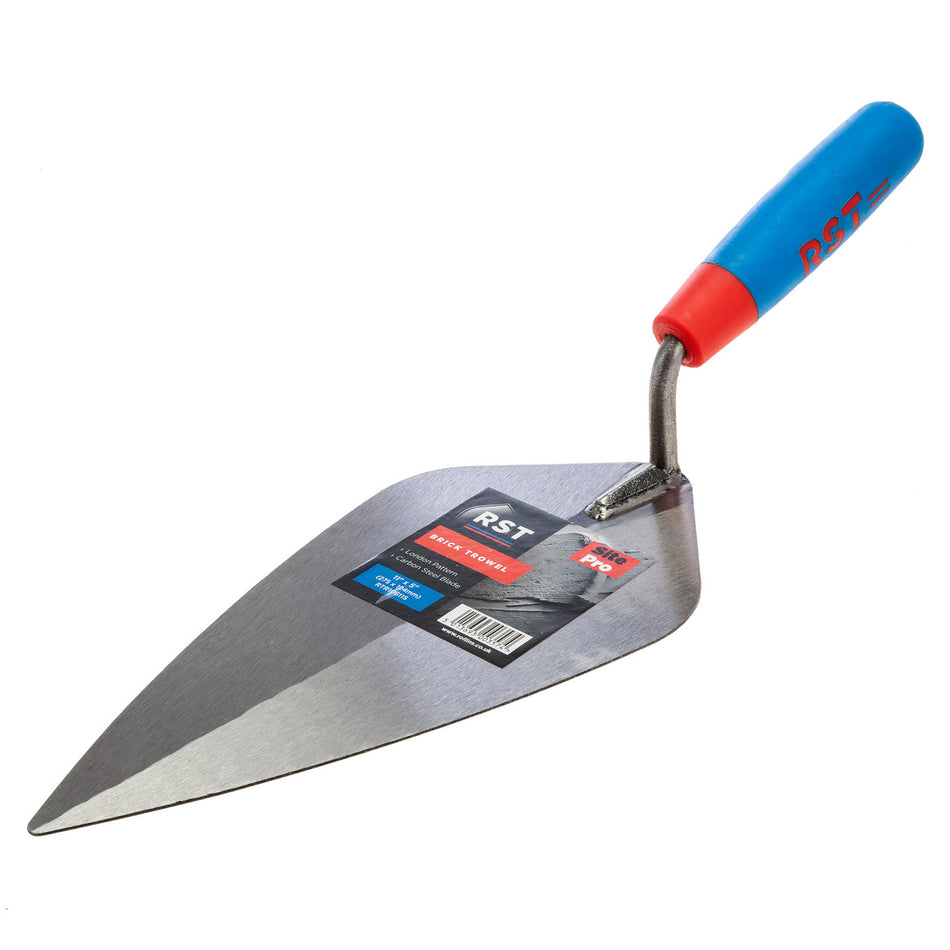 RST RTR10611S London Pattern Brick Trowel With Soft Touch Handle 11in