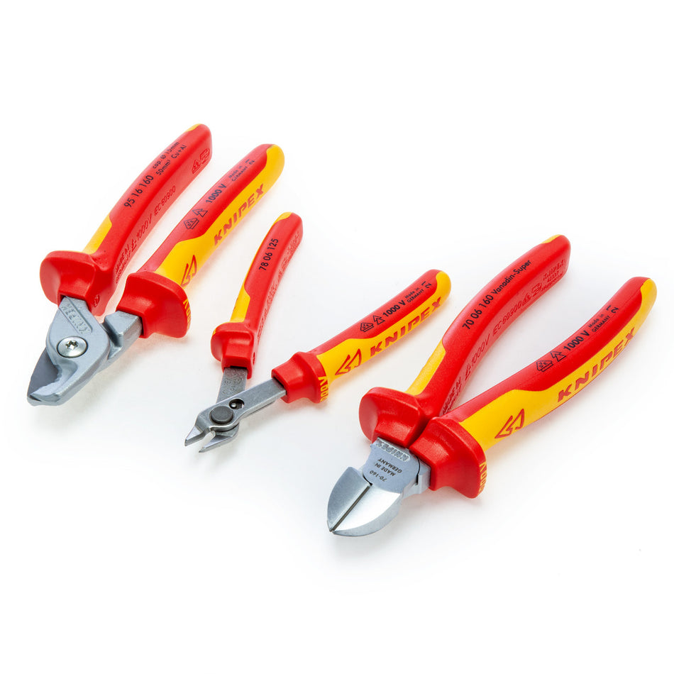 Knipex 003130BKV02 Electrical Cutting Set (3 Piece)