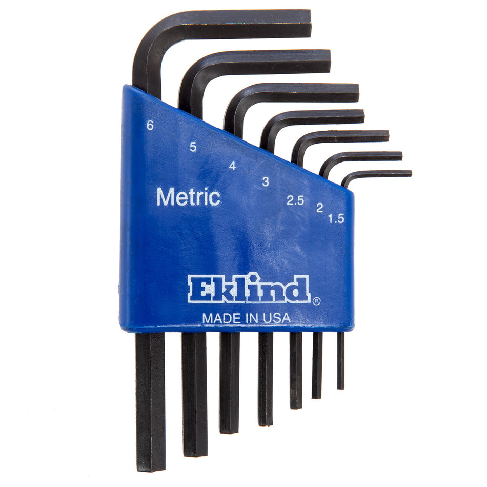 Eklind 10507 Metric Hex-L Short Series Key Set (7 Piece)