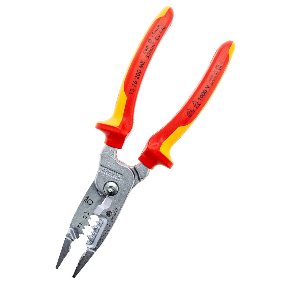 Knipex 1376200ME Wire Stripper Pliers VDE 1000V 200mm