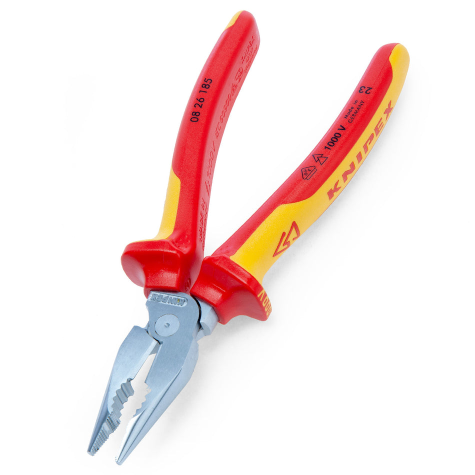 Knipex 0826185 Needle-Nose Combination Pliers VDE 1000V 185mm