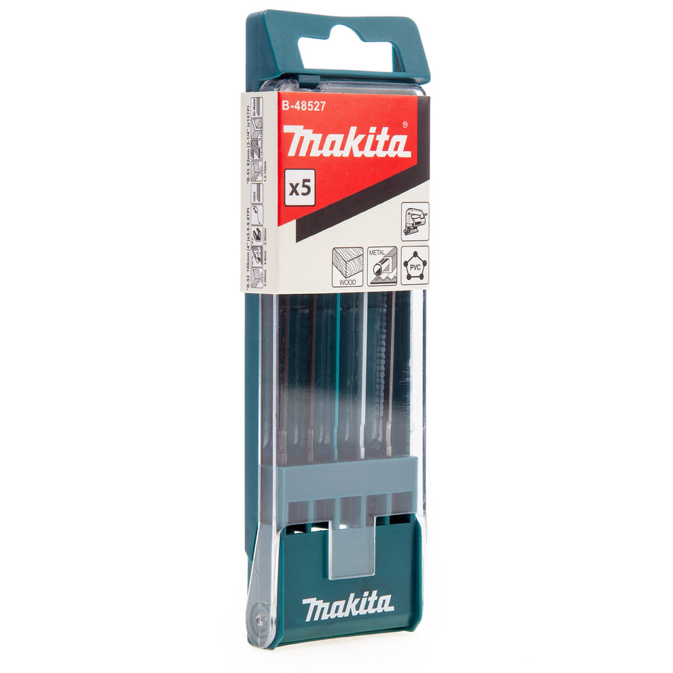 Makita B-48527 Assorted Jigsaw Blade Set (5 Pack)