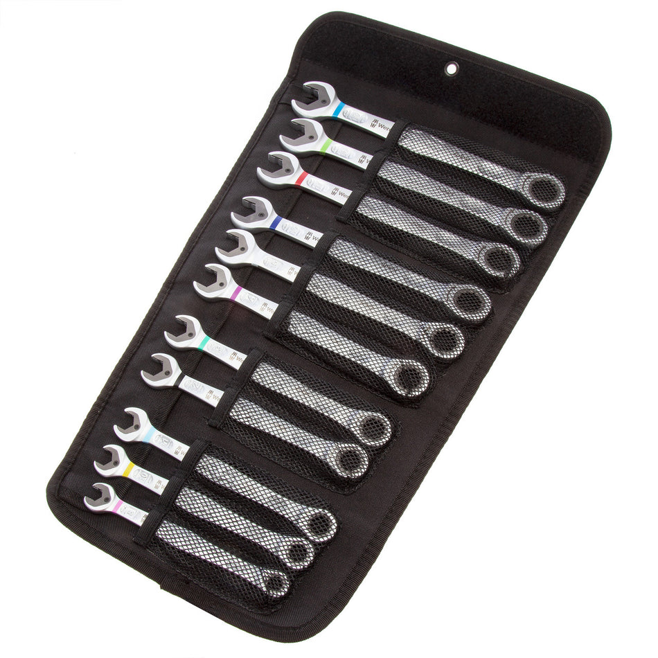 Wera 6000 Joker 11 Set 1 Combination Ratchet Wrench Set (11 Piece)