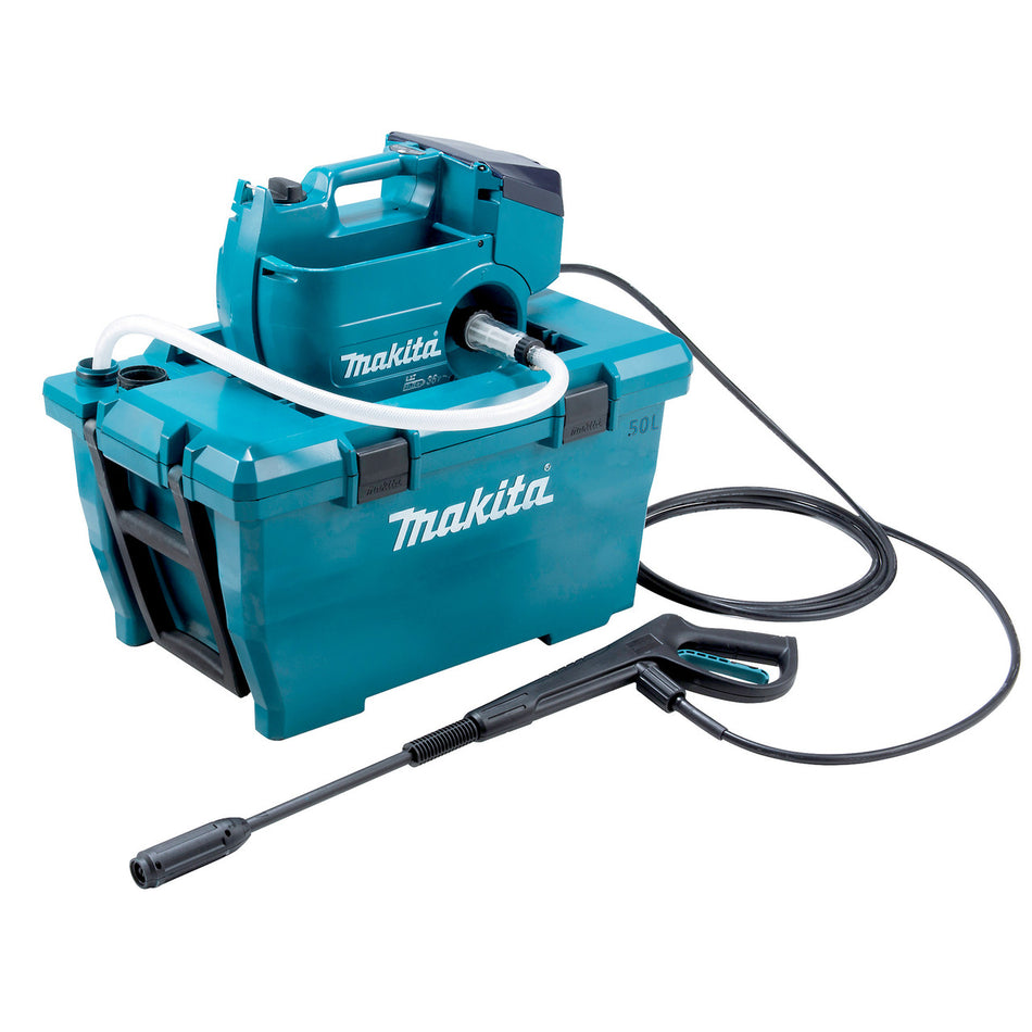 Makita DHW080ZK 36V LXT Brushless High Pressure Washer (Body Only) - Accepts 2 x 18V Batteries