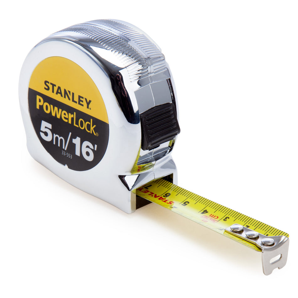 Stanley 0-33-553 Powerlock Metric/Imperial Tape Measure 5m