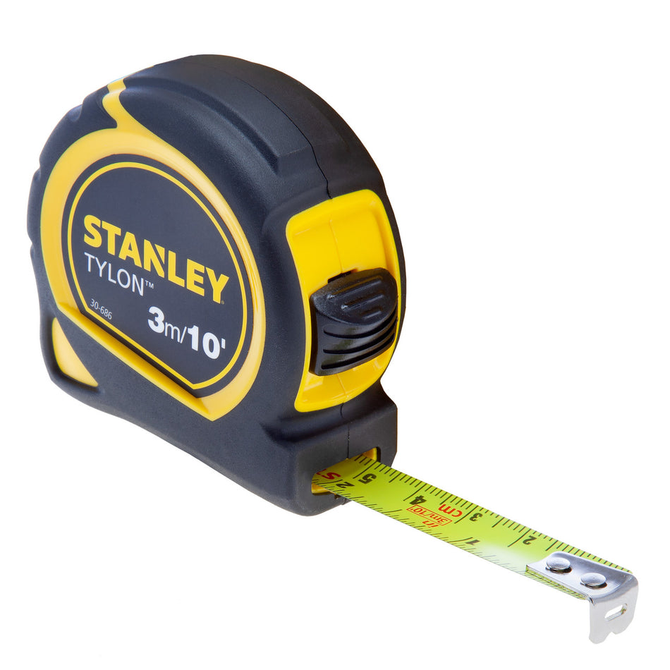 Stanley 0-30-686 Metric/Imperial Tylon Pocket Tape Measure 3m