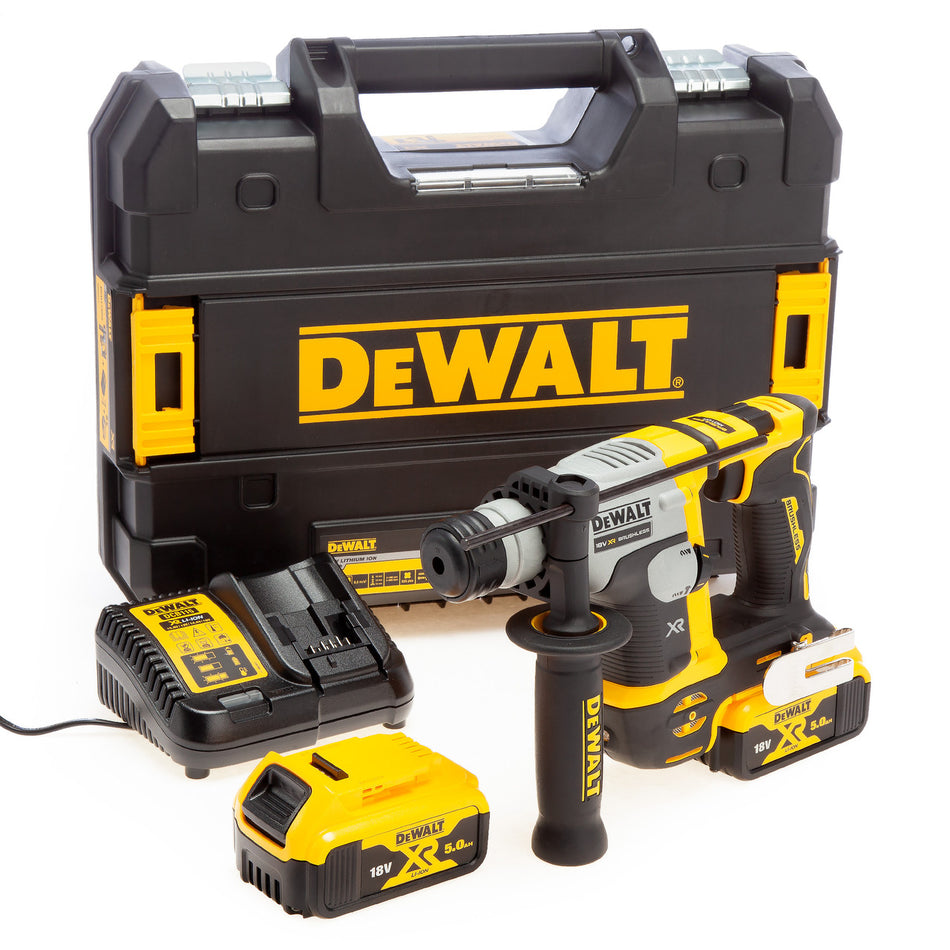 Dewalt DCH172P2 18V XR Brushless SDS Plus Hammer Drill (2 x 5.0Ah Batteries)